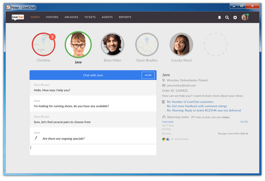Descarga de LiveChat: Aplicación para Windows Descarga de LiveChat: Aplicación para Windows